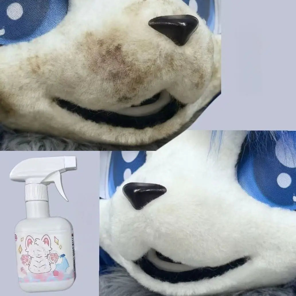 Animal clothing fabric dry cleaning agent (no washing required)