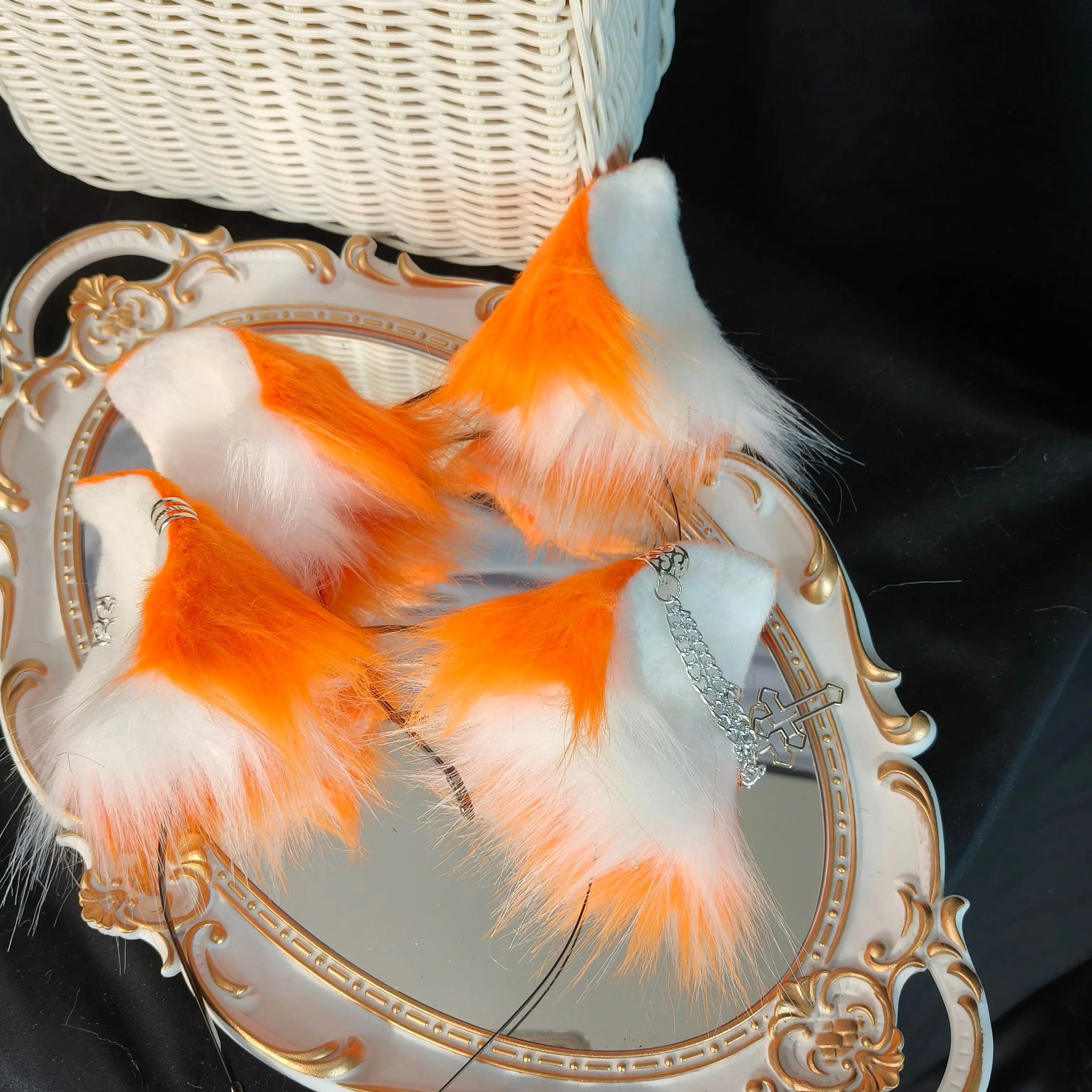 Animal ears and tail cat ears Halloween