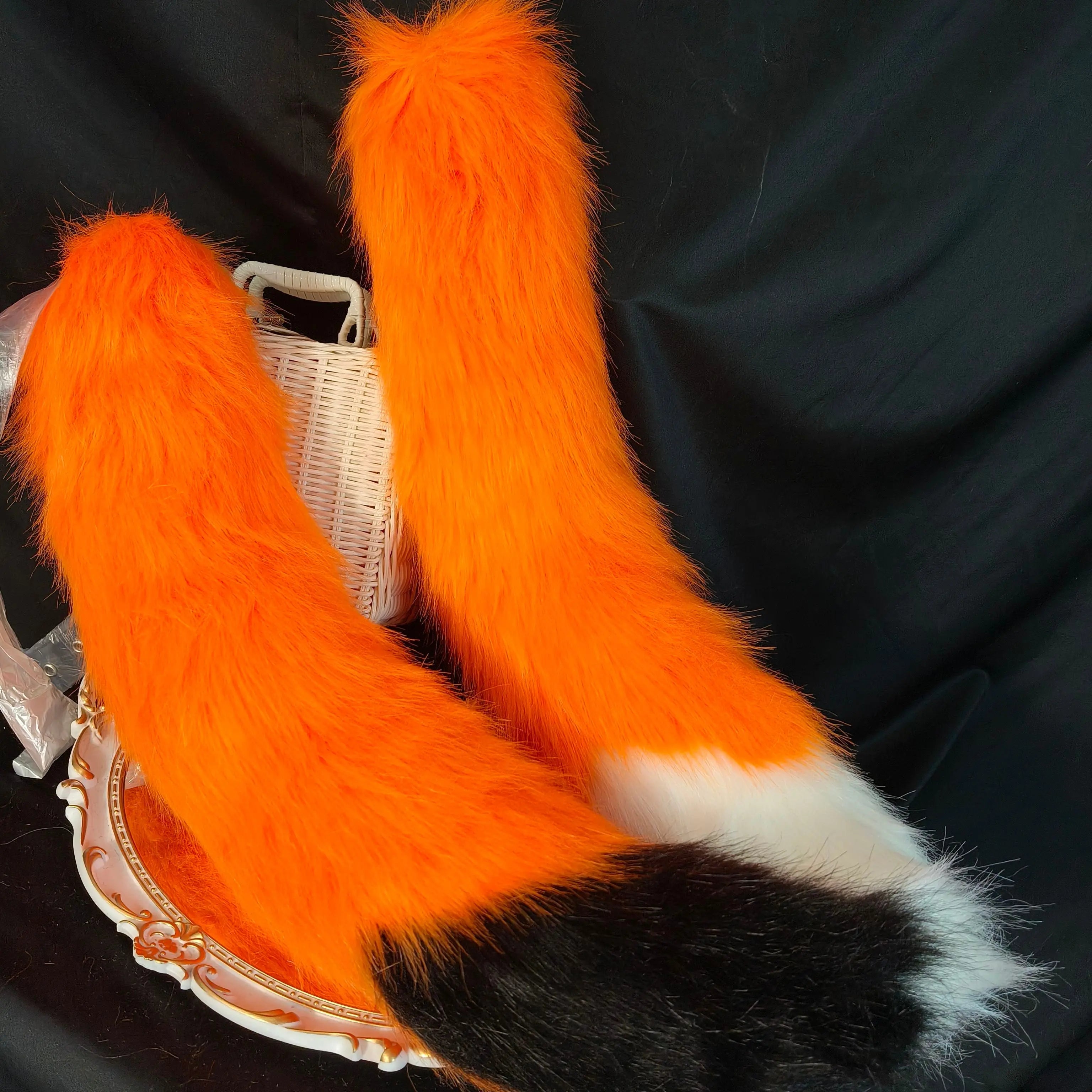 Animal ears and tail cat ears Halloween