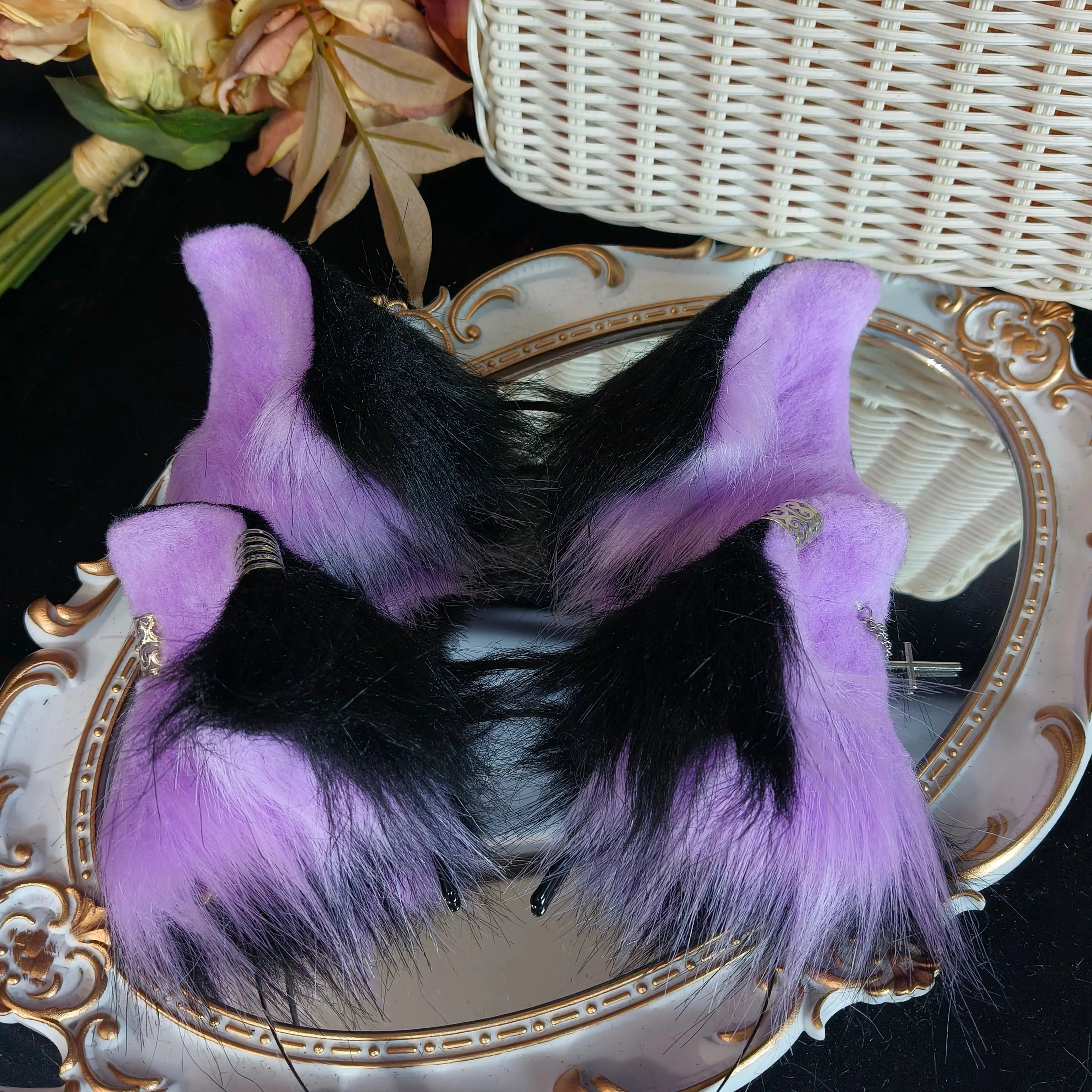 Animal ears and tail cat ears fox Halloween