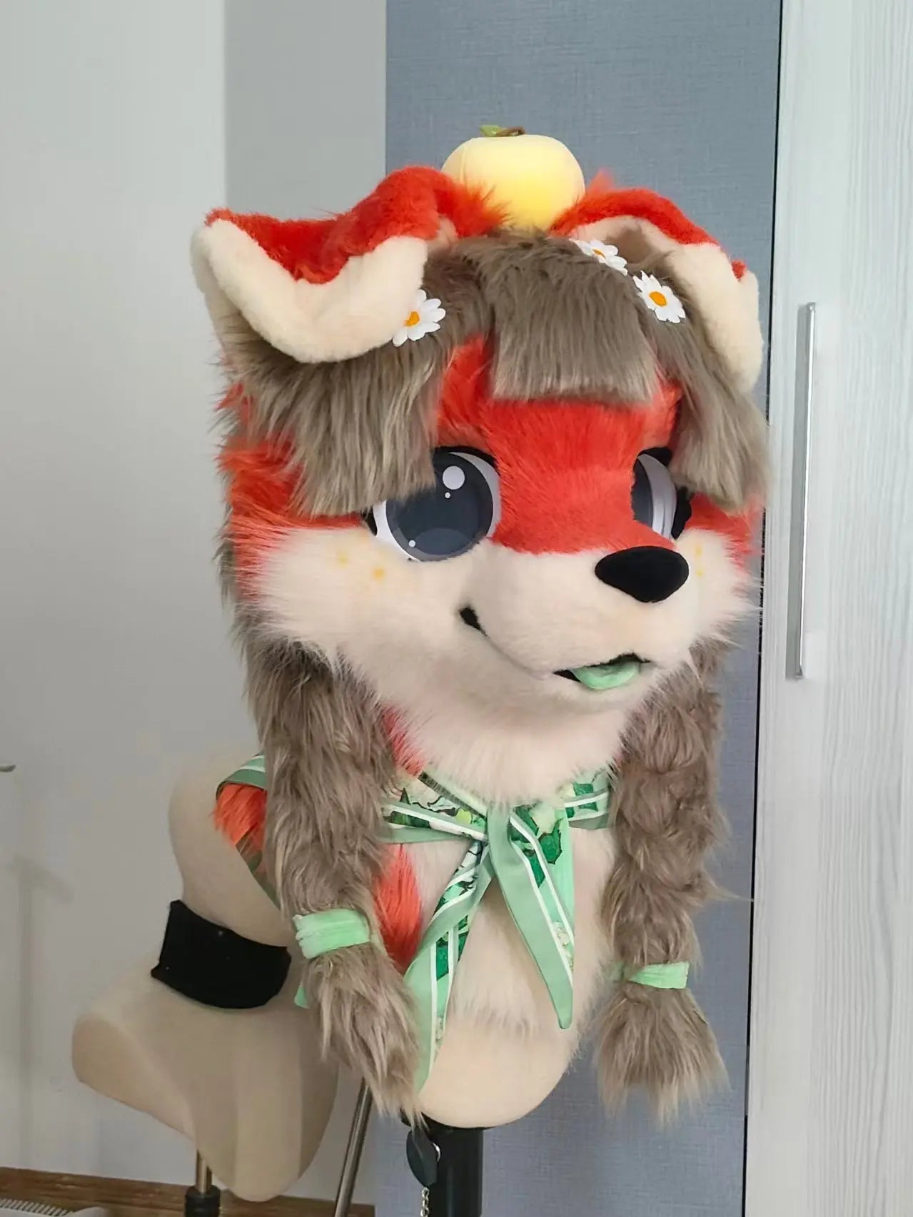 Apple Puppy Kemono Fursuit Head
