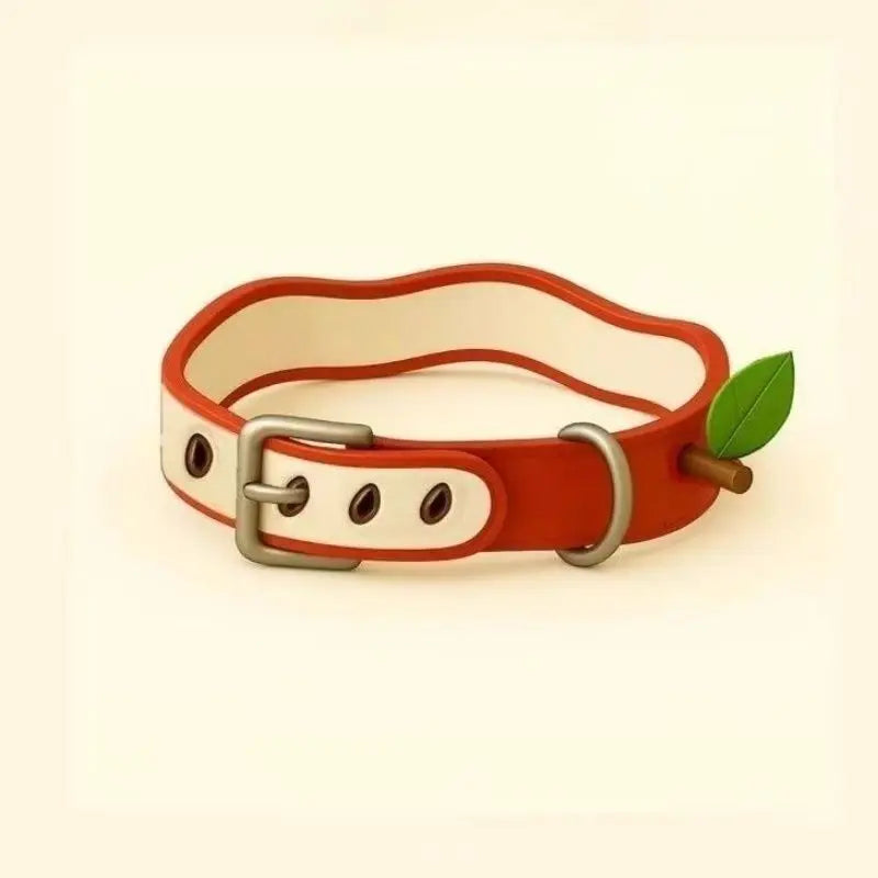 Apple-themed choker