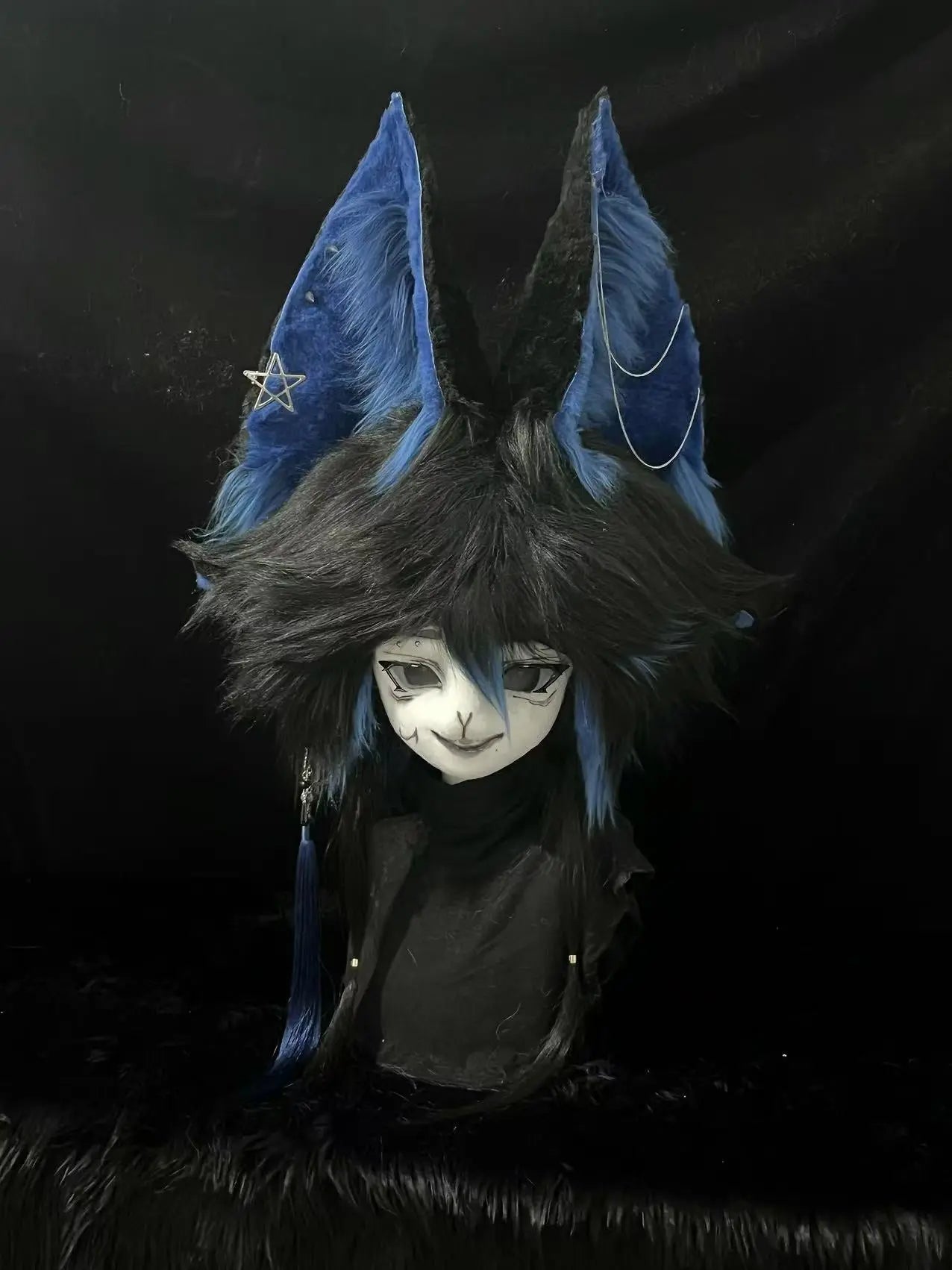 <Sale Collection> Fox Wolf Kitten Kig Head Fursuit (Gift Handpaws+Tail)