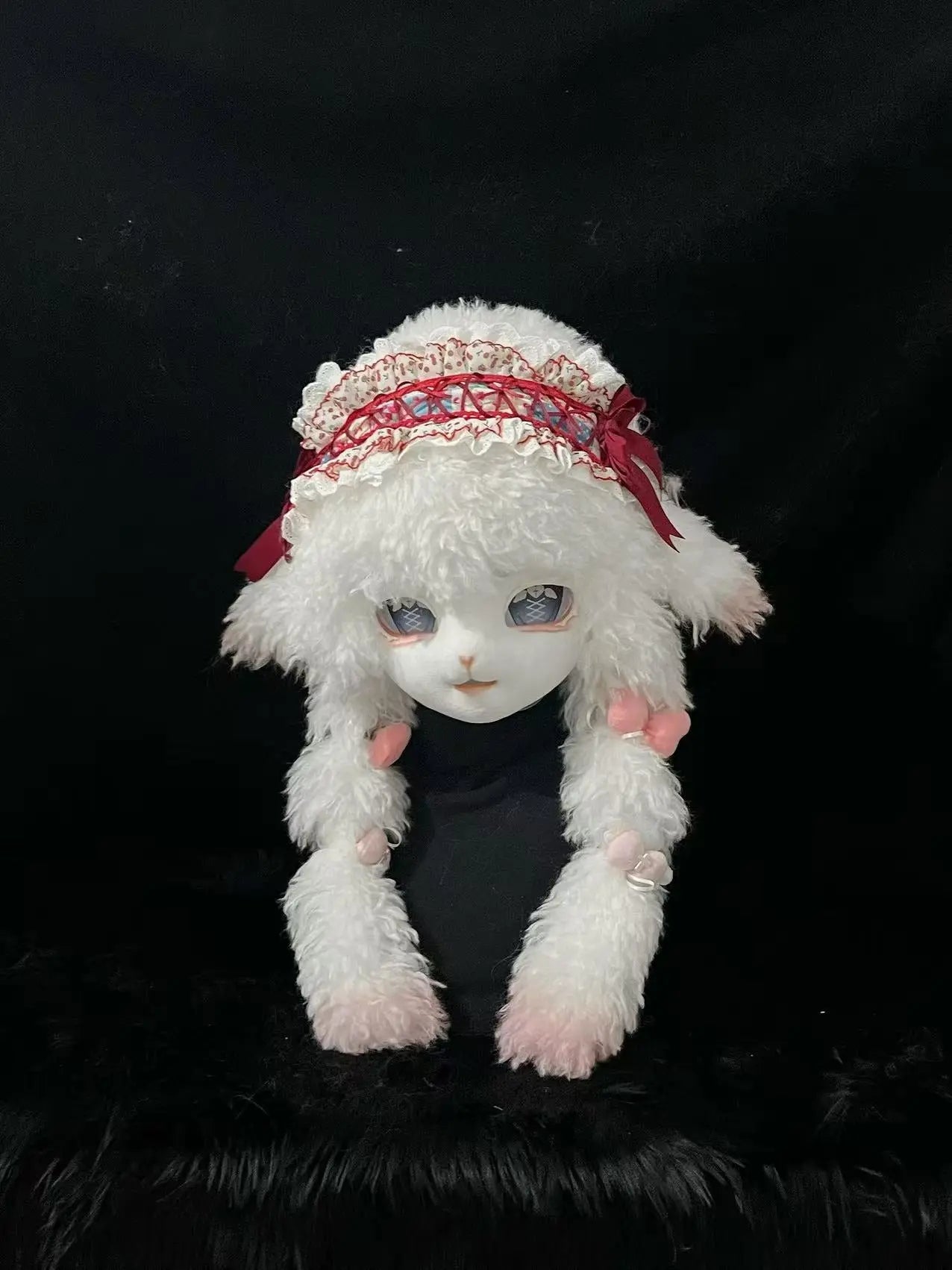 <Sale Collection> Fox Wolf Kitten Kig Head Fursuit (Gift Handpaws+Tail)