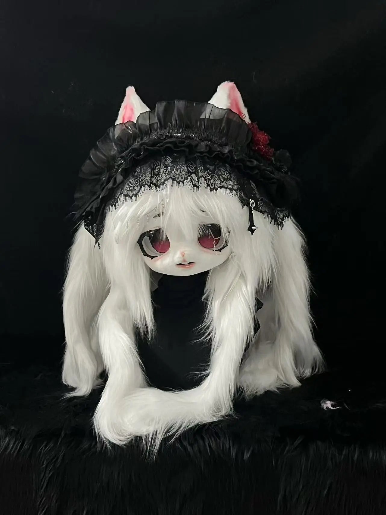 <Sale Collection> Fox Wolf Kitten Kig Head Fursuit (Gift Handpaws+Tail)
