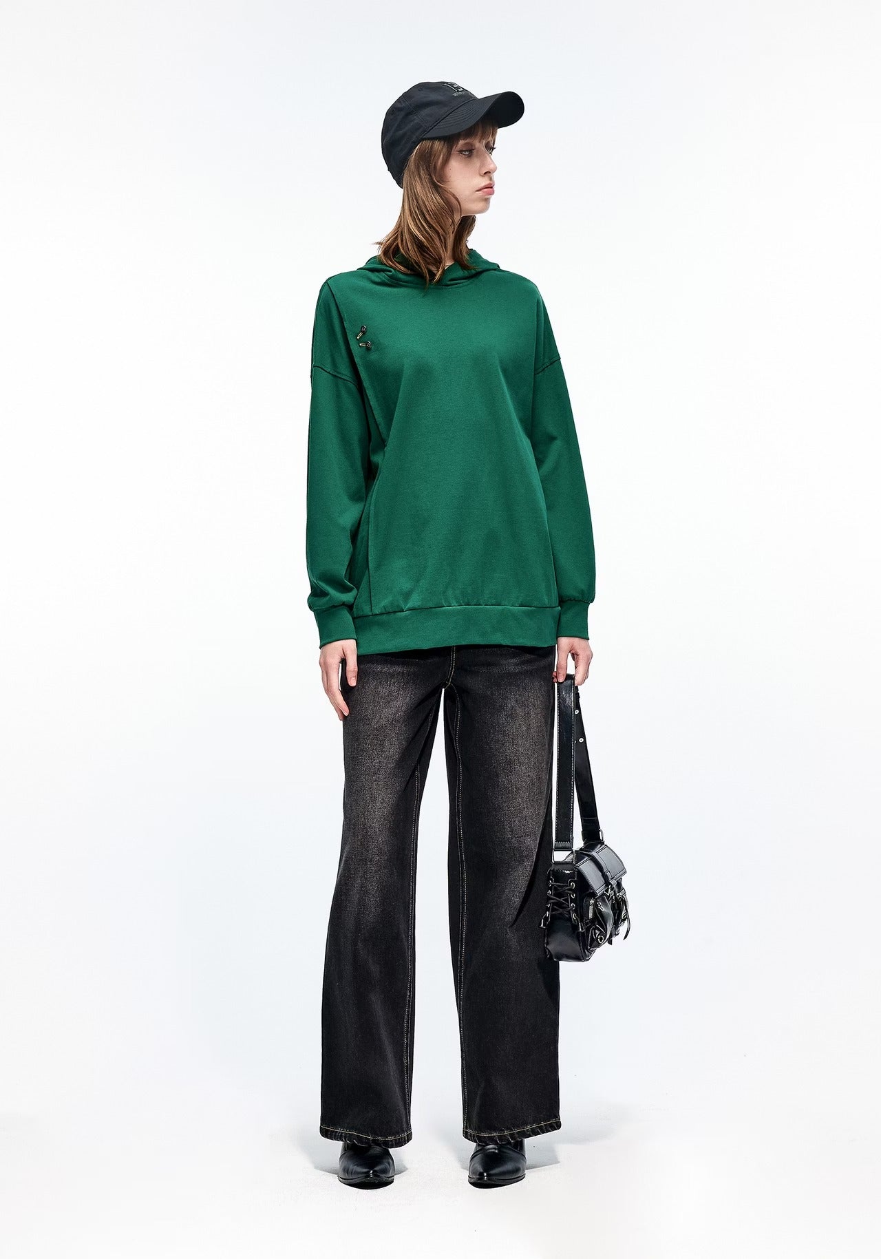 1977長版剪裁連帽T