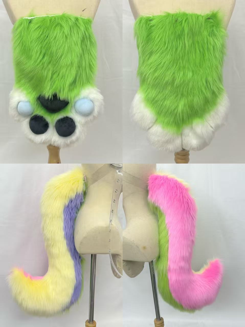 Alien Kitten Toony Head Fursuit (Gift Handpaws+Tail)
